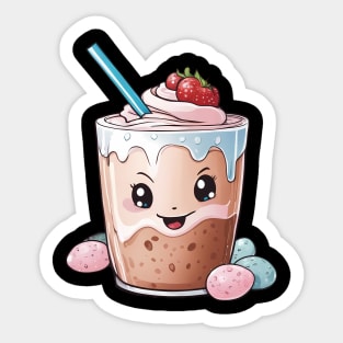 Kawaii Drink Sticker